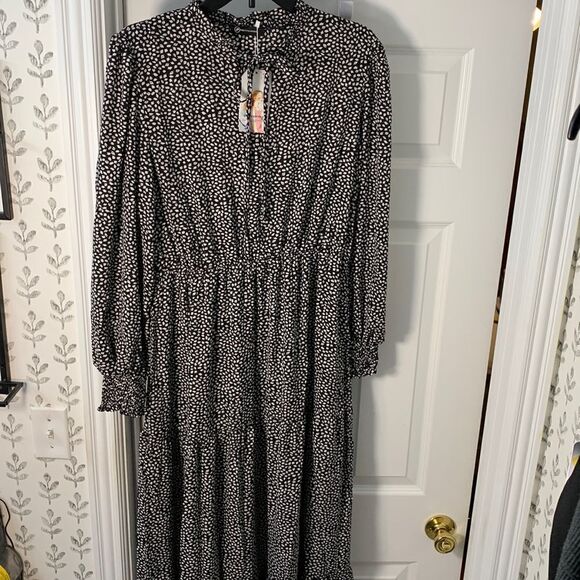 Pretty Garden Size Large Quaker dress NWT classy & elegant - Picture 2 of 11